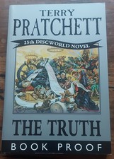 The Truth by Terry Pratchett 25th Discworld Novel Signed Proof Trade Paperback