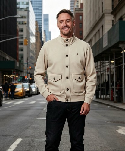 Gabicci workwear sweat jacket - gabicci,
