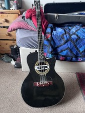 Acoustic Bass Guitar With Genuine 1970s Fender Jazz Bass Pickup