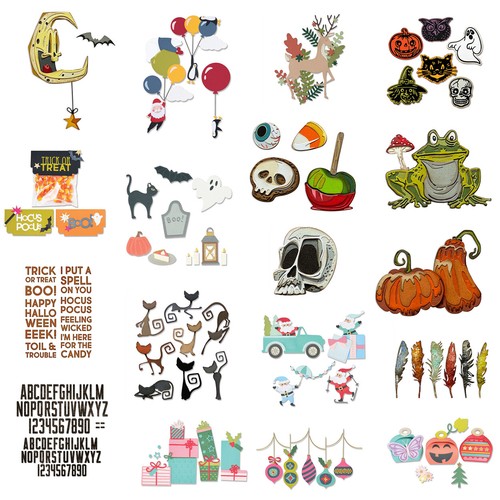 Halloween christmas metal - halloween,