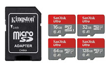 SanDisk Micro SD Card Ultra Class 10 SDHV SDXC 16GB 32GB 64GB 128GB Memory