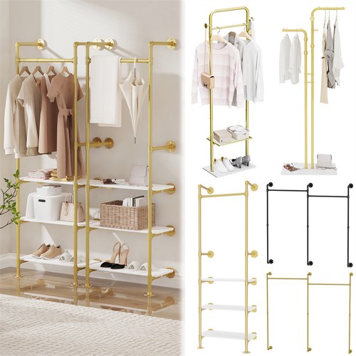 Floor wall corner clothes rack - corner,