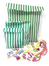 Candy Stripe Paper Bags Party Wedding Cake Sweet Treat Pick&Mix Gift Shop Bag