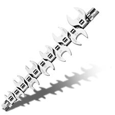 SHALL 11PC 3/8" Crows Foot Wrench Set,10-22mm  Metric Crowfoot Wrench Set