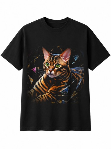 Dark fantasy bengal cat - dark,