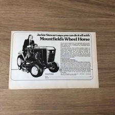 GUNS144 MAGAZINE ADVERT 6X9 MOUNTFIELD WHEEL HORSE TRACTORS