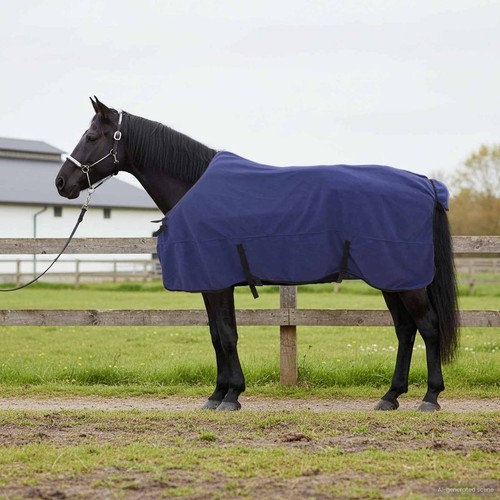 Horse blanket navy blue - blanket, 135cm