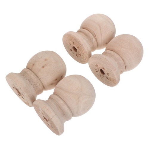 Pcs unfinished wood - 8, finials