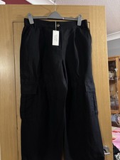 Next Petite Black Linen