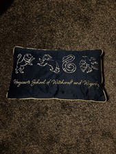 Harry Potter Pillow Blue Gold