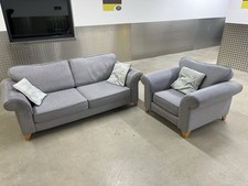 Sofa Stylish Grey 3 Seater &
