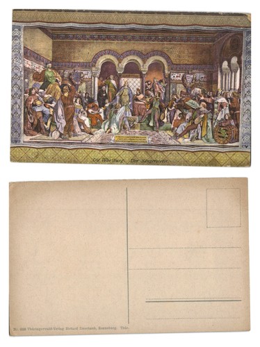Postcard die wartburg der - postcard,
