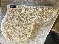 British Wool Full Size Thick Chunky Numnah Rare Old Fashioned Best One Ever!