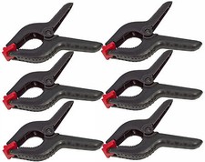 6x Plastic Clamp Nylon Spring