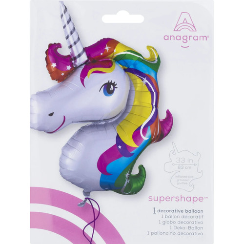 Anagram unicorn head - 33",