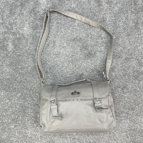 George grey stone handbag - grey, faux