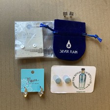 4 Pairs of new Earrings Silver