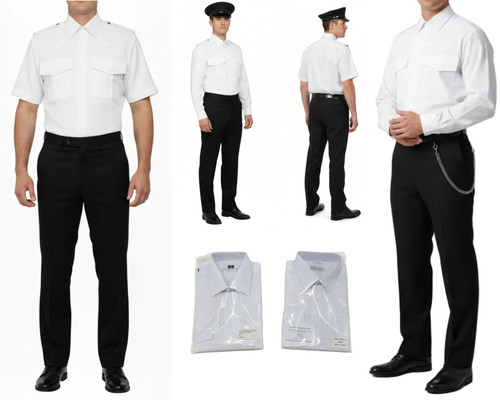 Dress shirt white long - shirt,