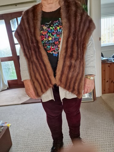 Vintage fur stole - stole, wrap