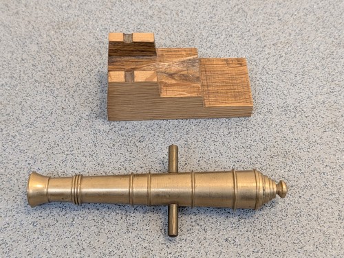 Vintage solid brass model - solid,