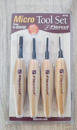 Flexcut micro gouge tool - flexcut, set