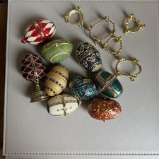 Faberge Eggs with Stands