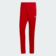ADIDAS ADICOLOR CLASSICS BECKENBAUER  RED TRACK BOTTOMS  XL = 38" - 42" WAIST