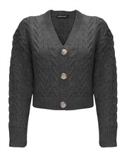 New Ladies Women Cable Knit 3