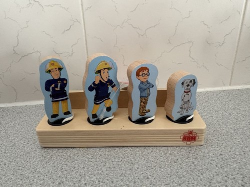 Fireman sam wooden - fireman,