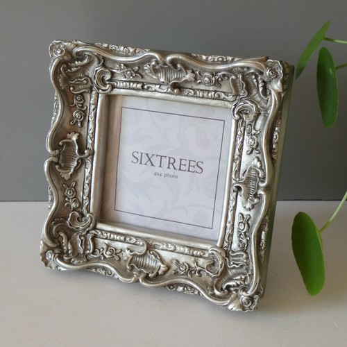 Silver ornate photo - silver, frame