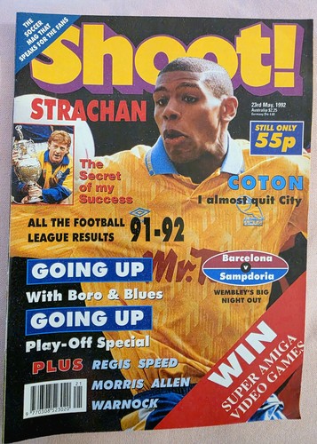 Vintage shoot football - shoot!,