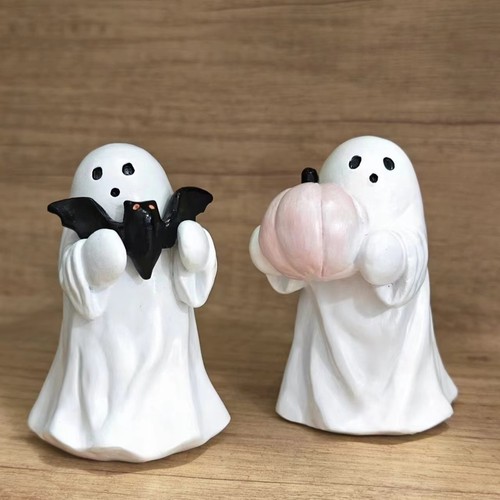Halloween ghost statue cute - halloween,