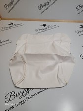 Eichhorn Designer Pram White Leather Apron Foot Cover Brand New