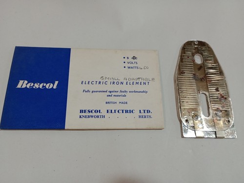 Vintage bescol electric iron - vintage,