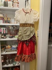 Little girls gypsy dress costume M 8-10