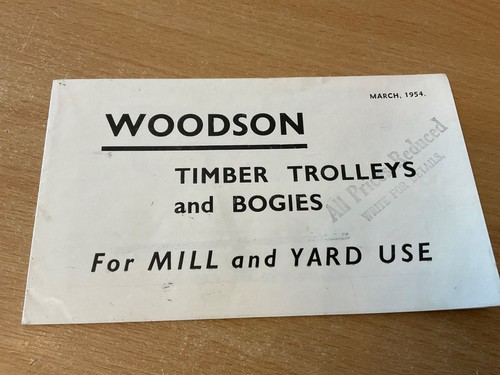 1954 woodson timber trolleys - 1954,