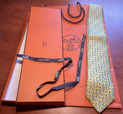Rare hermes 100 silk elephant - rare,
