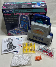 4 IN 1 VTECH ELECTRONIC BATTLESHIP COMMAND GAME : Fully Working + Manual In Box