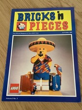 Lego Bricks n Pieces UK Club magazine Autumn 1985 TV ad TRAINS 7722 7745 7735