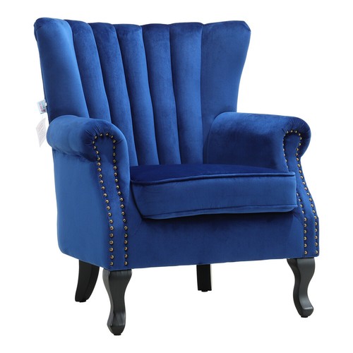 Armchair velvet upholstered - armchair,