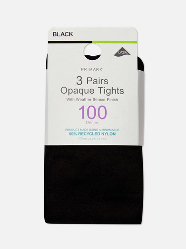 Ladies pack opaque tights - ,