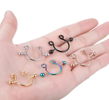 2pcs Non Piercing Fake Clip On
