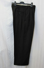 Mens 1940s Oxford Bags Trousers WWII reenactment 40's WW2 40s Charcoal Pinstripe