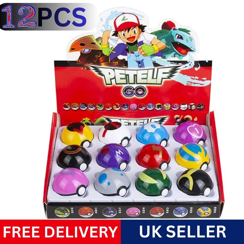 12pcs ball pokeball - ball,