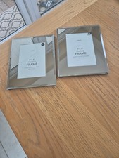 Pair Of Next Silver Mirror