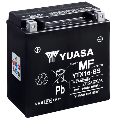 Yuasa ytx16 12v - ytx16-bs, activated