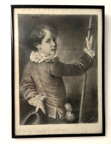 Vintage framed italian art - italian,