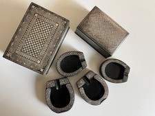 Vintage Indian Bidriware Set