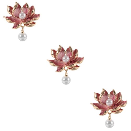 Count flower lapel badge - 3,