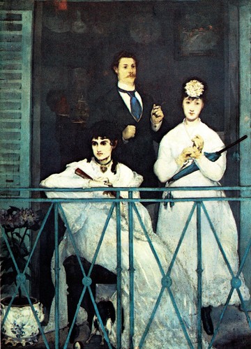 Manet the balcony - the, 1869